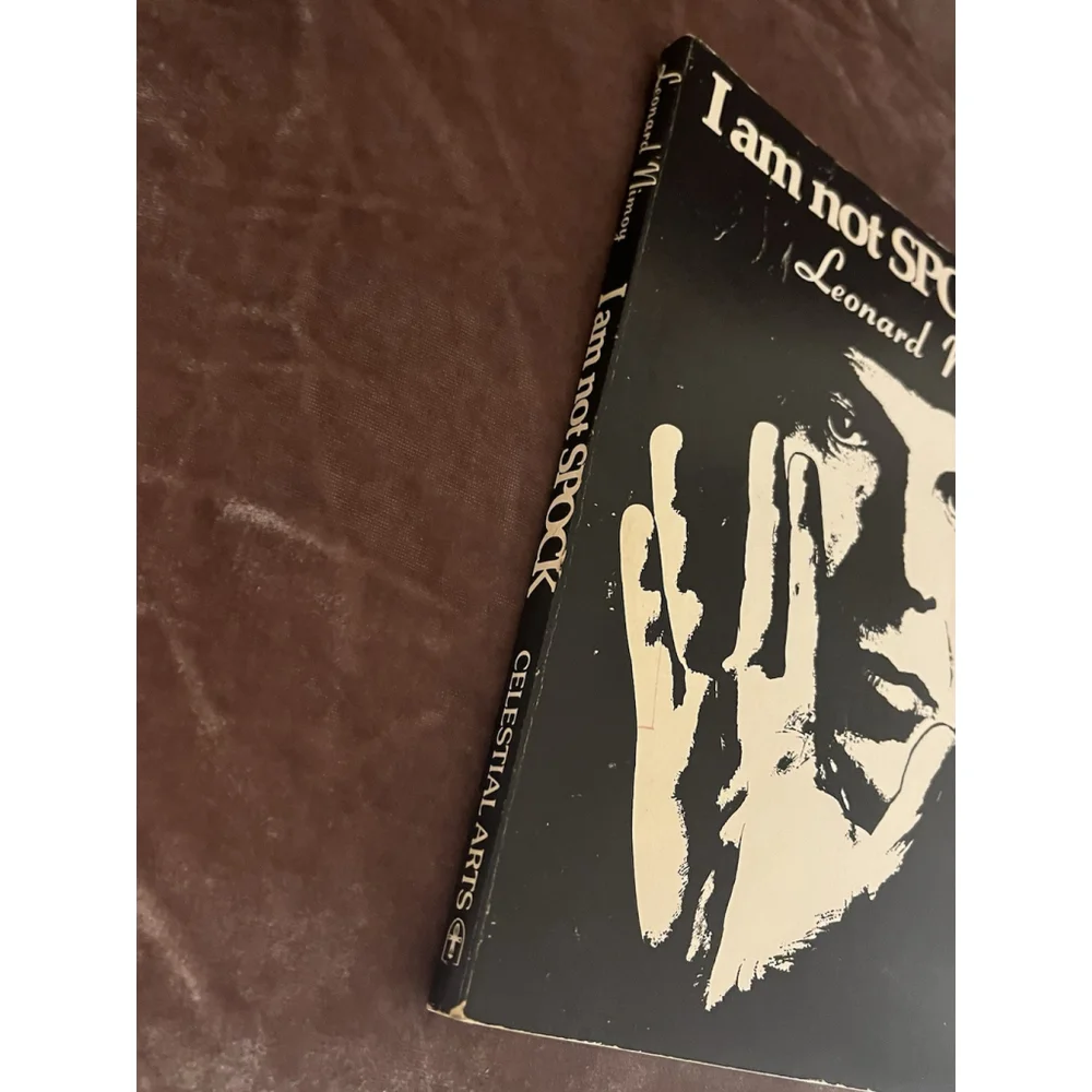 VTG I AM NOT SPOCK Leonard Nimoy 1st printing 1975 Book Star Trek SEE ALL - Picture 9 of 16